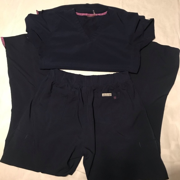 Med Couture Tops - Med Couture scrub set in Navy